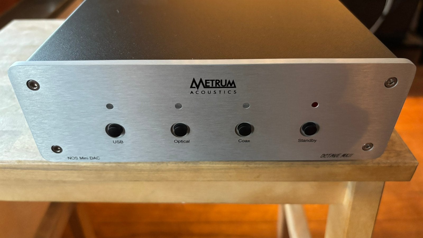 Metrum Octave 2 NOS dac,  hifi tuning silver diamond fuse, Ophalen, Gebruikt