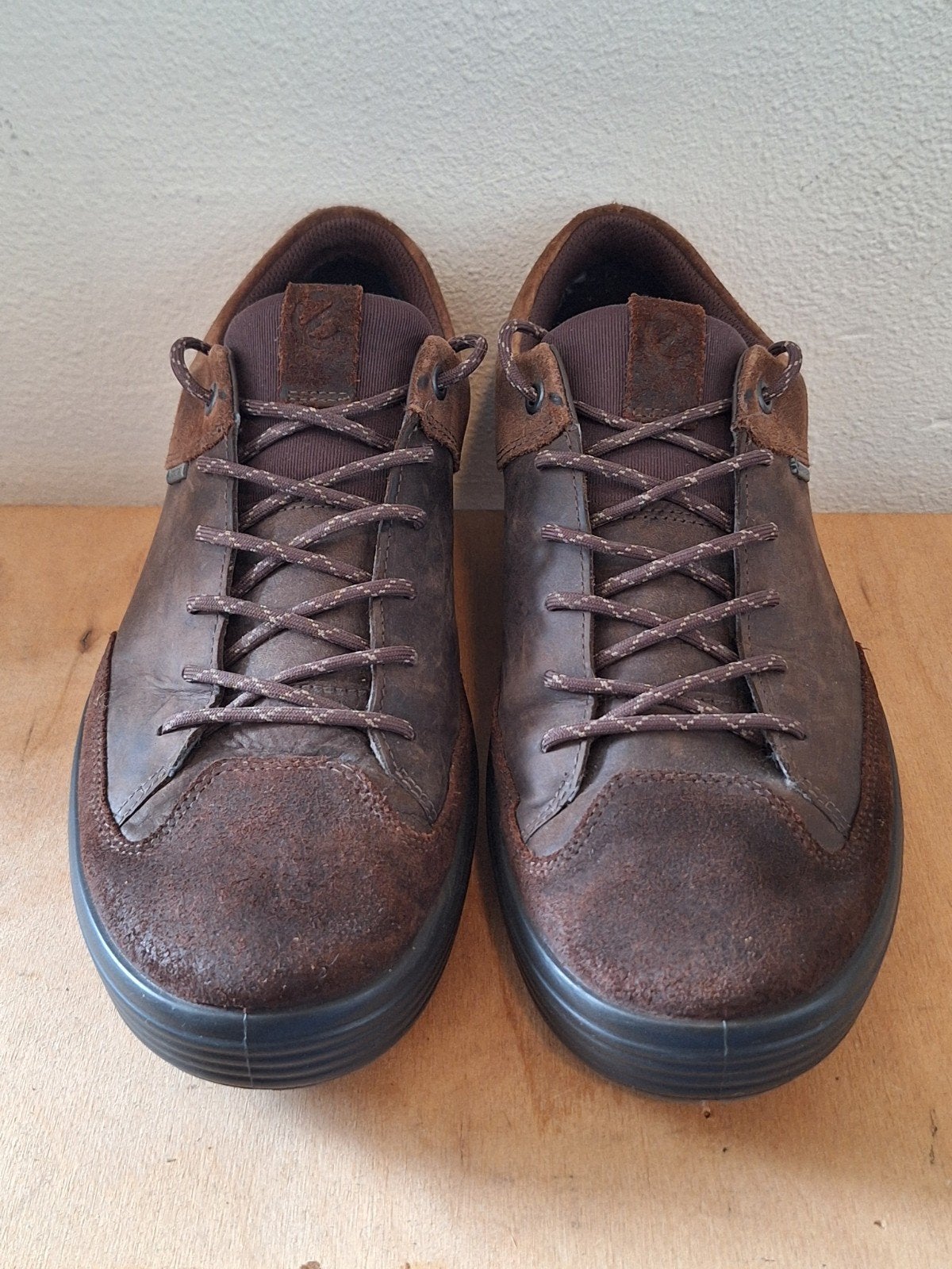 Ecco soft 7 Tred gtx sneaker maat 45, Kleding | Heren, Ecco, Bruin, Overige typen, Ophalen of Verzenden