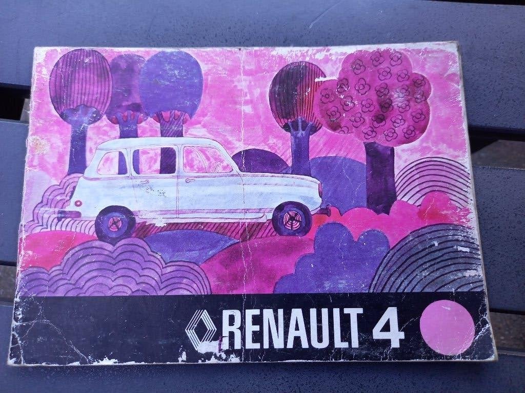 Renault 4 Instructieboekje, Ophalen of Verzenden
