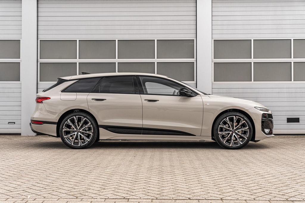 Audi A6 Avant e-tron 286pk S edition 83 kWh | 21" Velgen | T, Auto's, Audi, Automaat, Achterwielaandrijving, Zwart, Beige