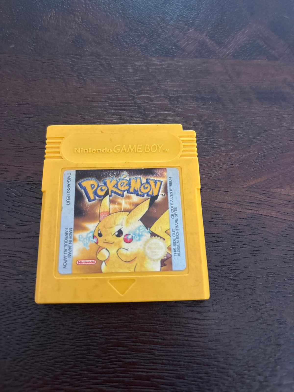 Pokémon Yellow - Nintendo Game Boy (DMG-APSU-EUR), Spelcomputers en Games, Gebruikt, 1 speler, Ophalen of Verzenden, Role Playing Game (Rpg)