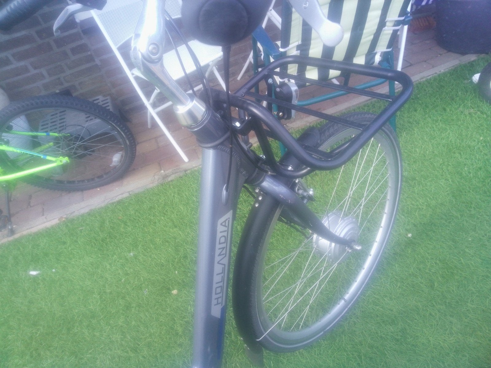 Hollandia elektrische fiets (zonder accu), Ophalen