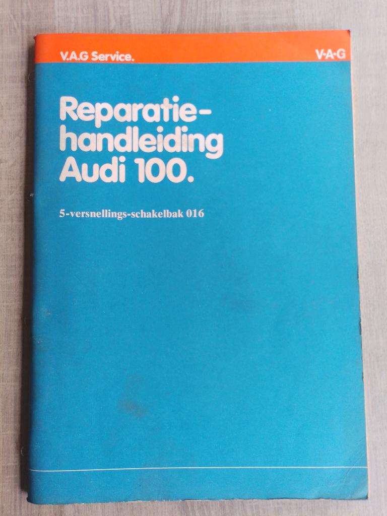 Audi 100 200 5000  dealer werkplaatsboek Versnellingsbak 016, Ophalen of Verzenden, Gelezen, Audi