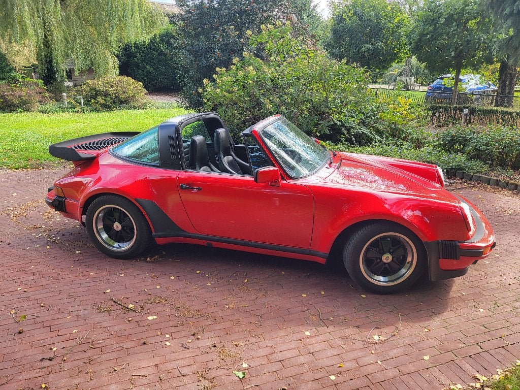 Porsche Targa WTL 1987, Auto's, Achterwielaandrijving, Zwart, 1200 kg, Cabriolet