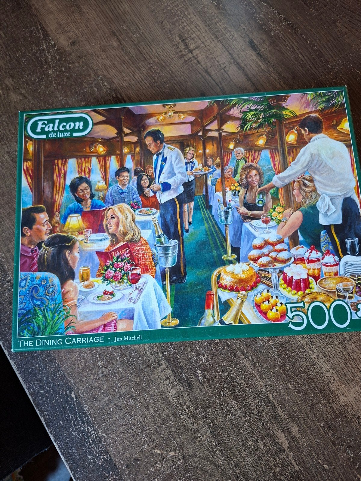 Falcon de Luxe Legpuzzel - The Dining Carriage 500 stukjes, Ophalen of Verzenden, 500 t/m 1500 stukjes, Gebruikt, Legpuzzel