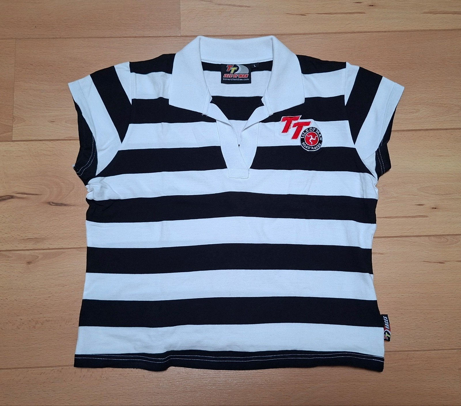 Isle of Man TT dames poloshirt maat L (valt als S), Overige typen, Ophalen of Verzenden, Dames, Isle of Man TT