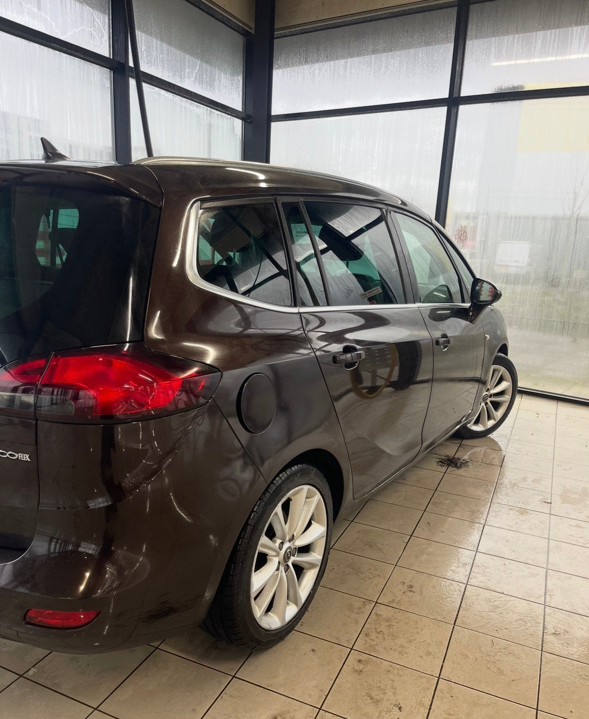 Opel Zafira 1.4 T 103KW AUT 2012 Bruin, Auto's, 1250 kg, 4 cilinders, Bruin, 7 stoelen