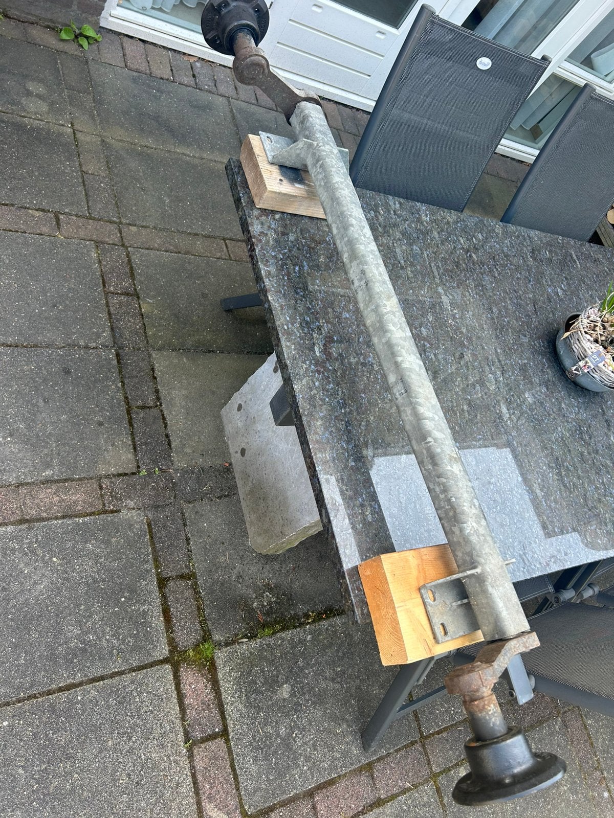 Te koop een as, Ophalen of Verzenden, Gebruikt