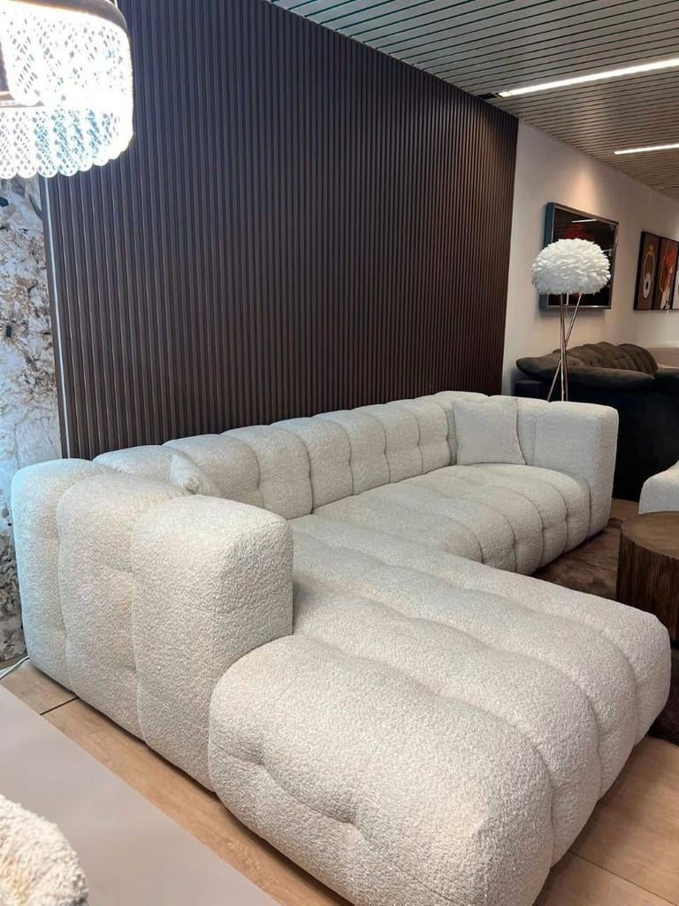 Crèmekleurige bubbel loungebank, Verzenden