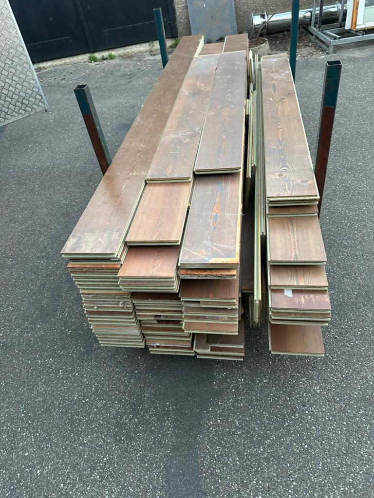 Laminaat vloer grenen ca 35/40m2, Doe-het-zelf en Verbouw, Ophalen, Gebruikt, Q, Q