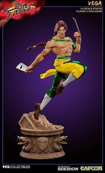 PCS Street Fighter Vega Ultra Exclusive statue 1/4 scale, Verzamelen, Beelden en Beeldjes, Ophalen, Zo goed als nieuw, Fantasy