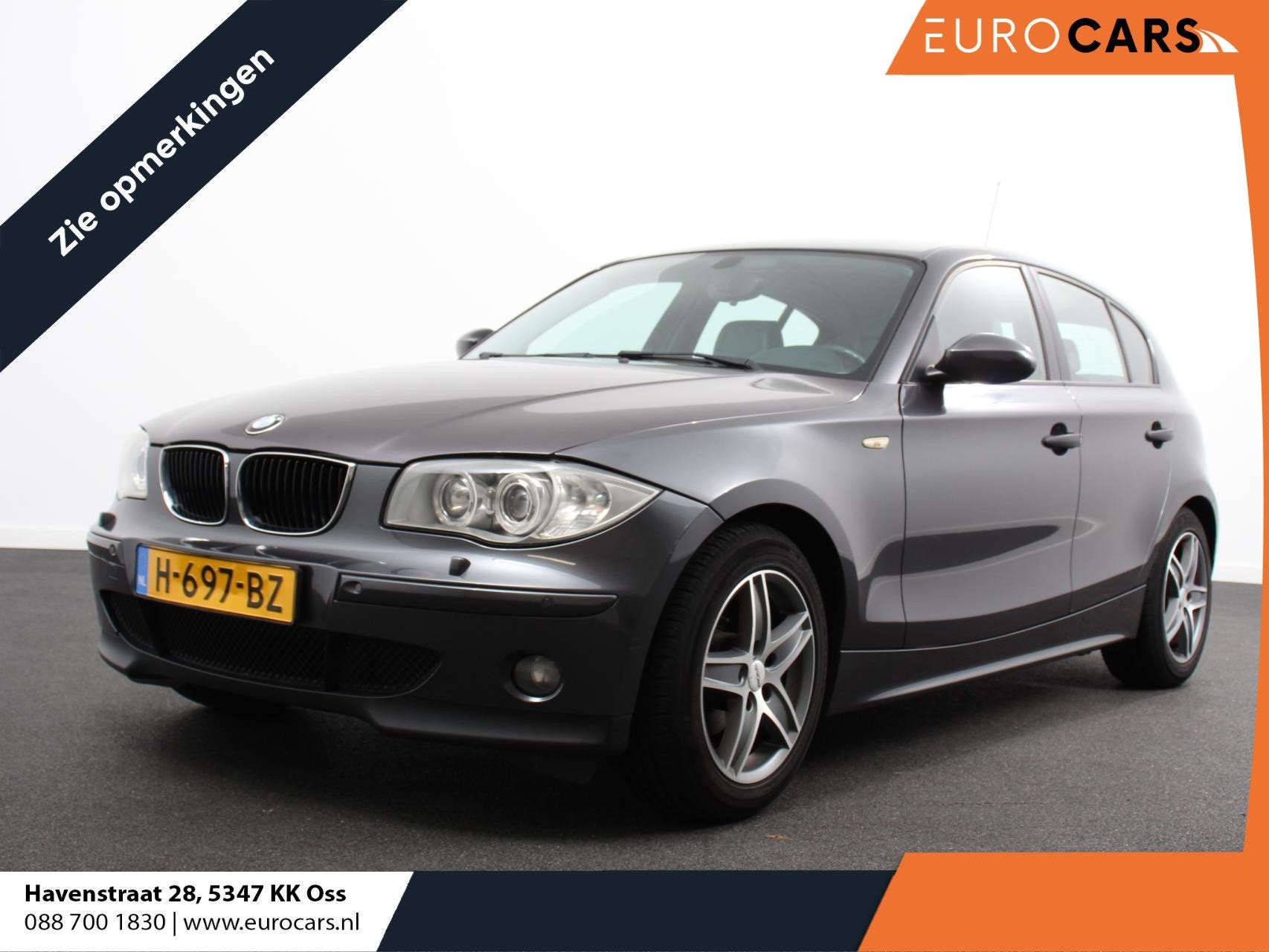 BMW 1-serie 116i Leder Lichtmetalen Velgen Airco Stoelverwar, Auto's, 1596 cc, Gebruikt, 4 cilinders, 635 kg