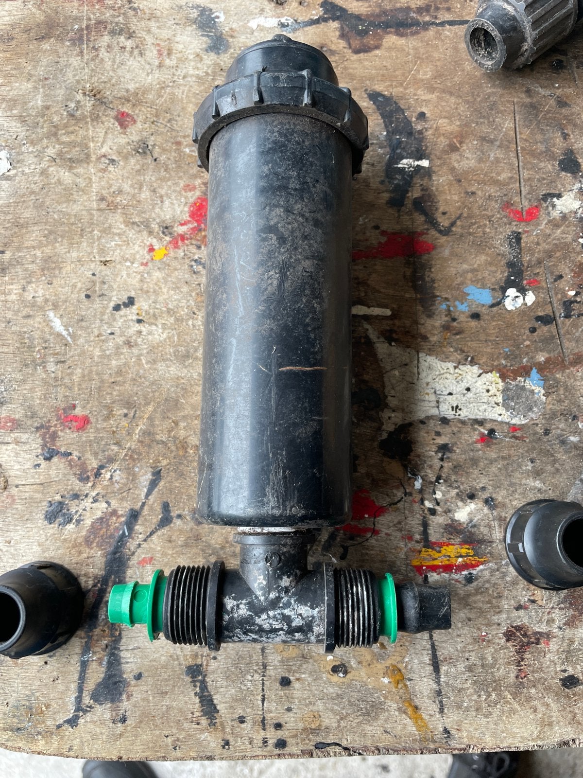 Hunter PGP turbinesproeier met diverse koppelingen, Tuin en Terras, Ophalen of Verzenden, Gebruikt, Turbinesproeier