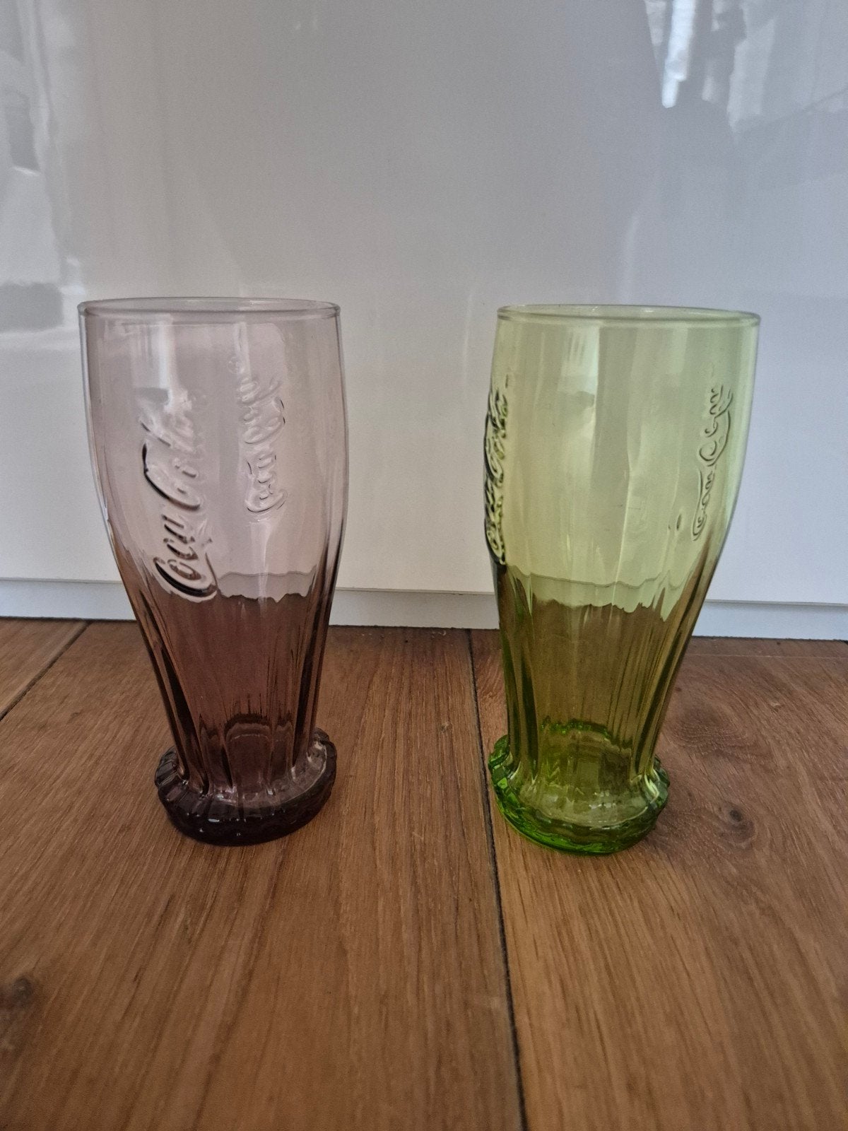 Coca cola glazen, Ophalen of Verzenden, Zo goed als nieuw, Frisdrankglas