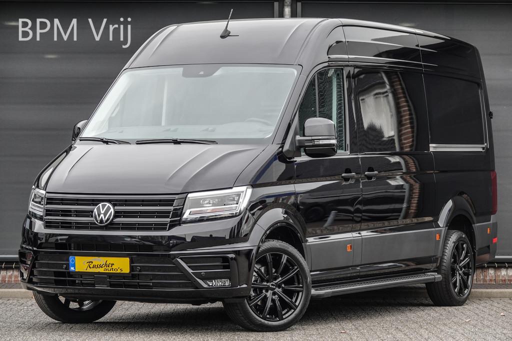 Volkswagen Crafter L3H3 2.0Tdi 177Pk Aut. | 2xSchuifdeur | 3, Auto's, 12 maanden, Stof, Gebruikt, Zwart