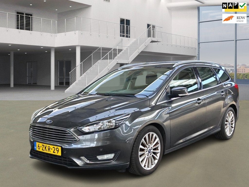 Ford Focus Wagon 1.0 First Edition, Auto's, 125 pk, Gebruikt, Euro 6, Automatische klimaatregeling