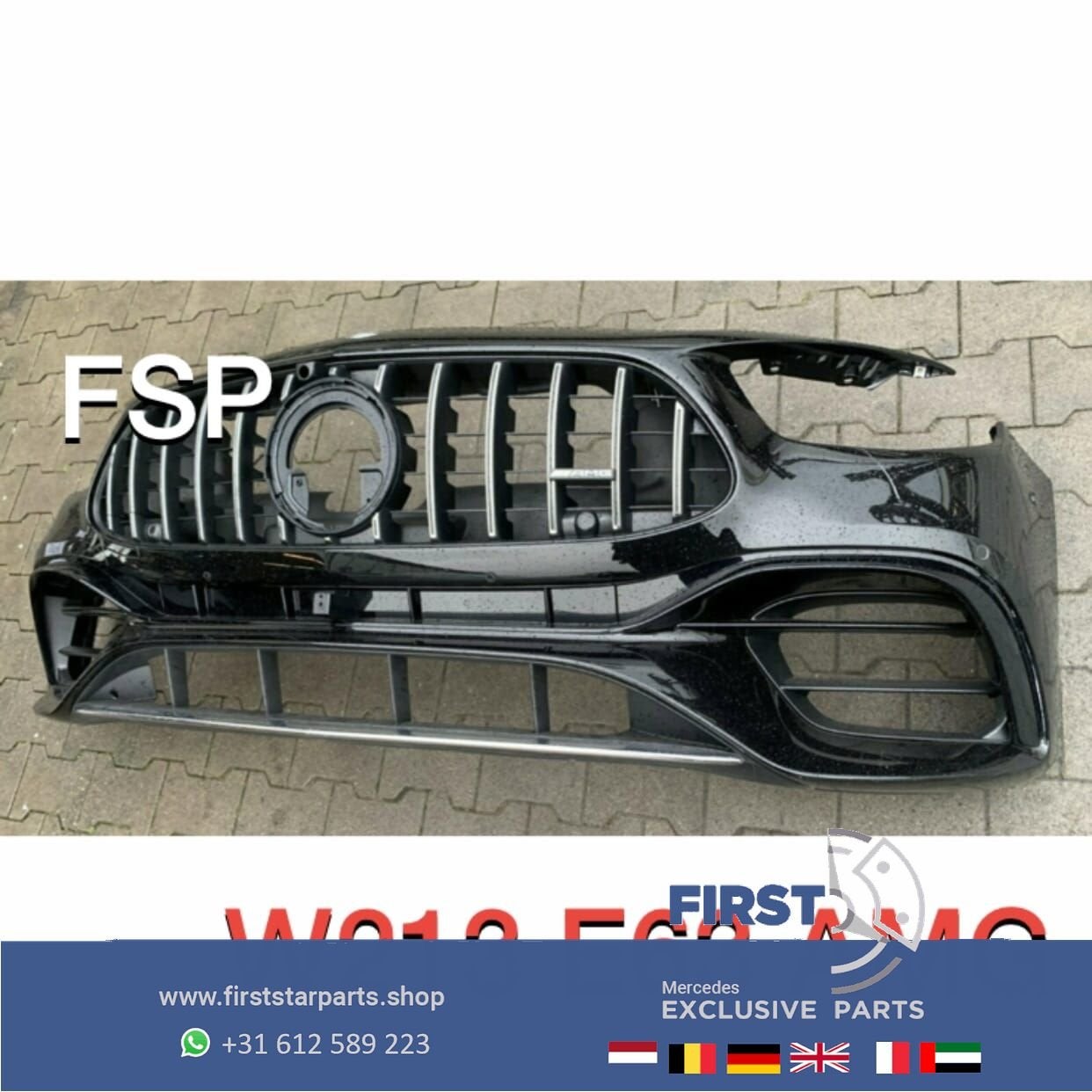 W213 E Klasse FACELIFT E63 AMG Voorbumper Mercedes E Klasse, Auto-onderdelen, Carrosserie en Plaatwerk, Gebruikt, -, Voor, Ophalen of Verzenden