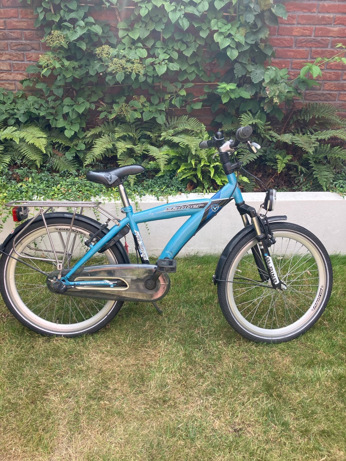Nette Alpina Yabber kinderfiets 22 inch 6-10 jaar, Ophalen, Gebruikt, Terugtraprem, 20 inch of meer