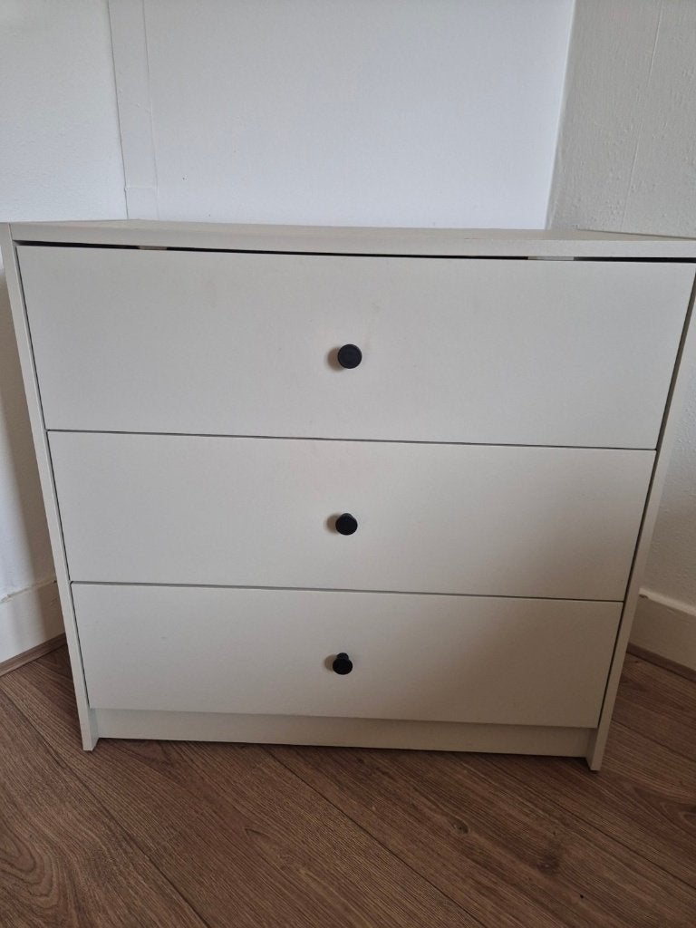GURSKEN Ladekast 3 lades (Chest of 3 drawers) IKEA, Ophalen, 50 tot 100 cm, Zo goed als nieuw, 3 of 4 laden