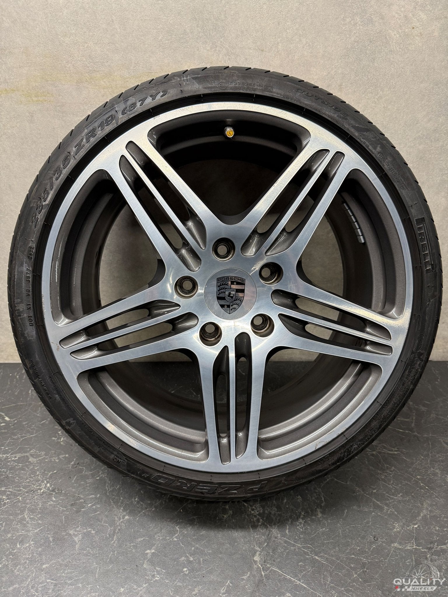 5x130 19 inch Porsche 911 Turbo & S Breedset Velgen + Banden, 19 inch, Gebruikt, 295 mm, -