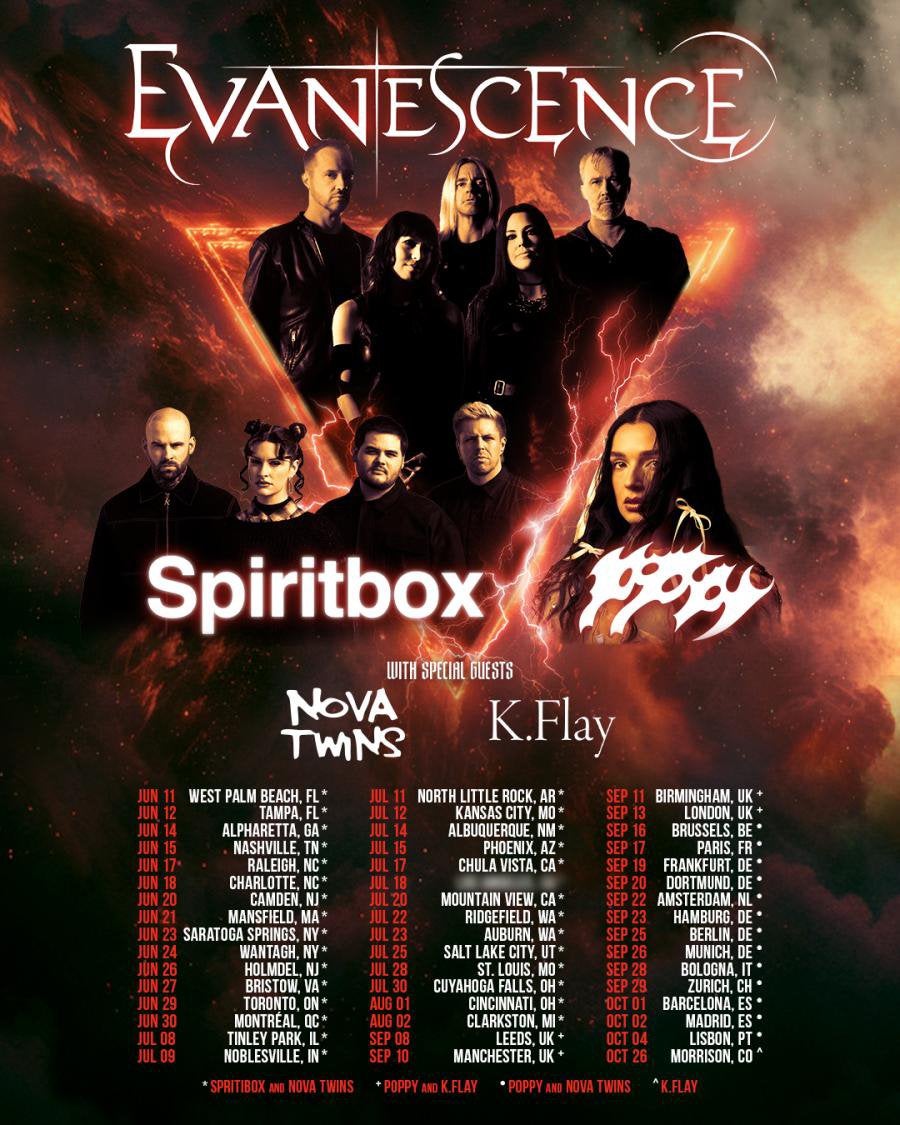 2x Evanescense VIP ticket pakket Amsterdam, 1e rij 1e rang, Twee personen, Maart