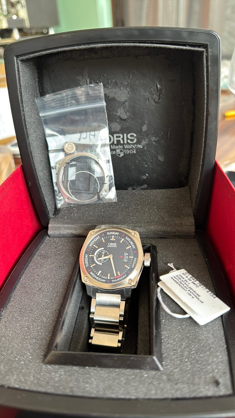 Oris bc 4 flightimer, Overige merken, Staal, Gebruikt, Staal