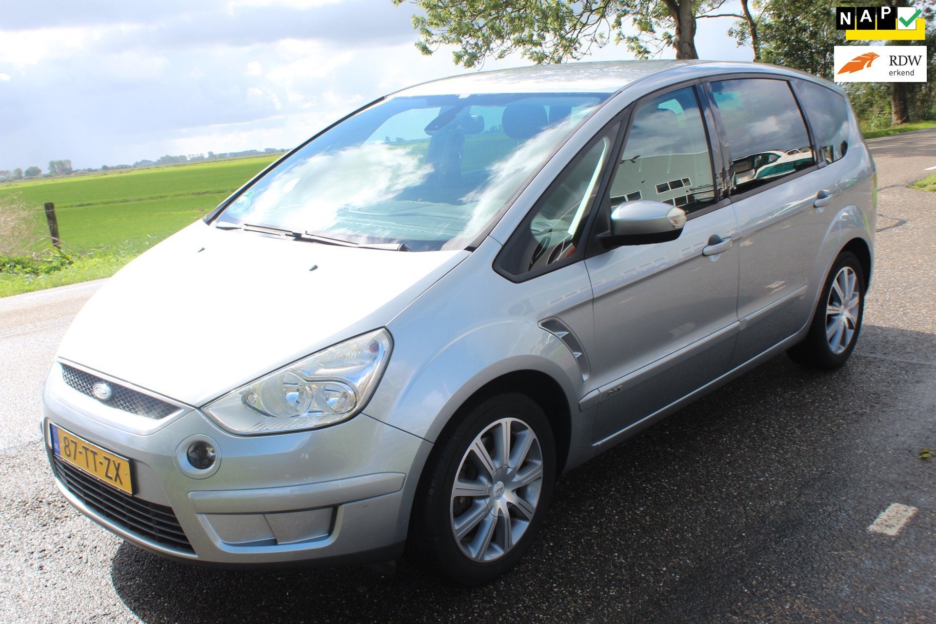 Ford S-Max 2.5-20V Turbo, Auto's, Voorwielaandrijving, Stof, 2521 cc, Bedrijf