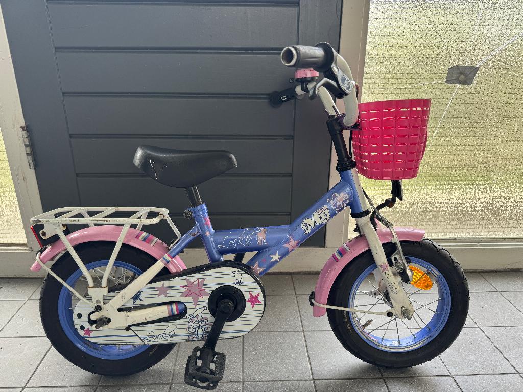 Loekie kinderfiets 12 inch, Ophalen of Verzenden, Gebruikt, Minder dan 16 inch