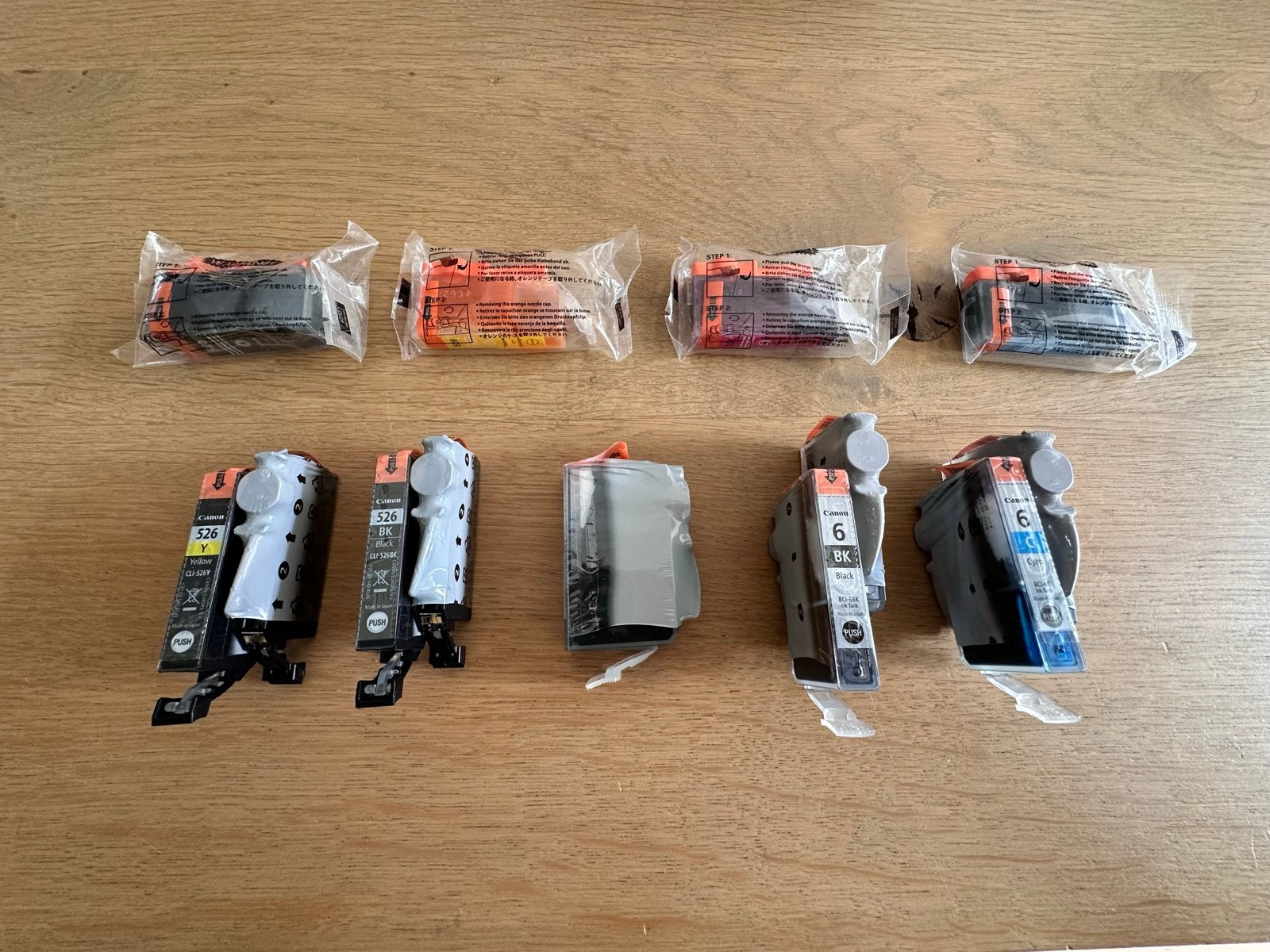 Canon inktpatronen / diverse cartrigdes (526, 525, 6 en 3E), Ophalen of Verzenden, Zo goed als nieuw, Cartridge