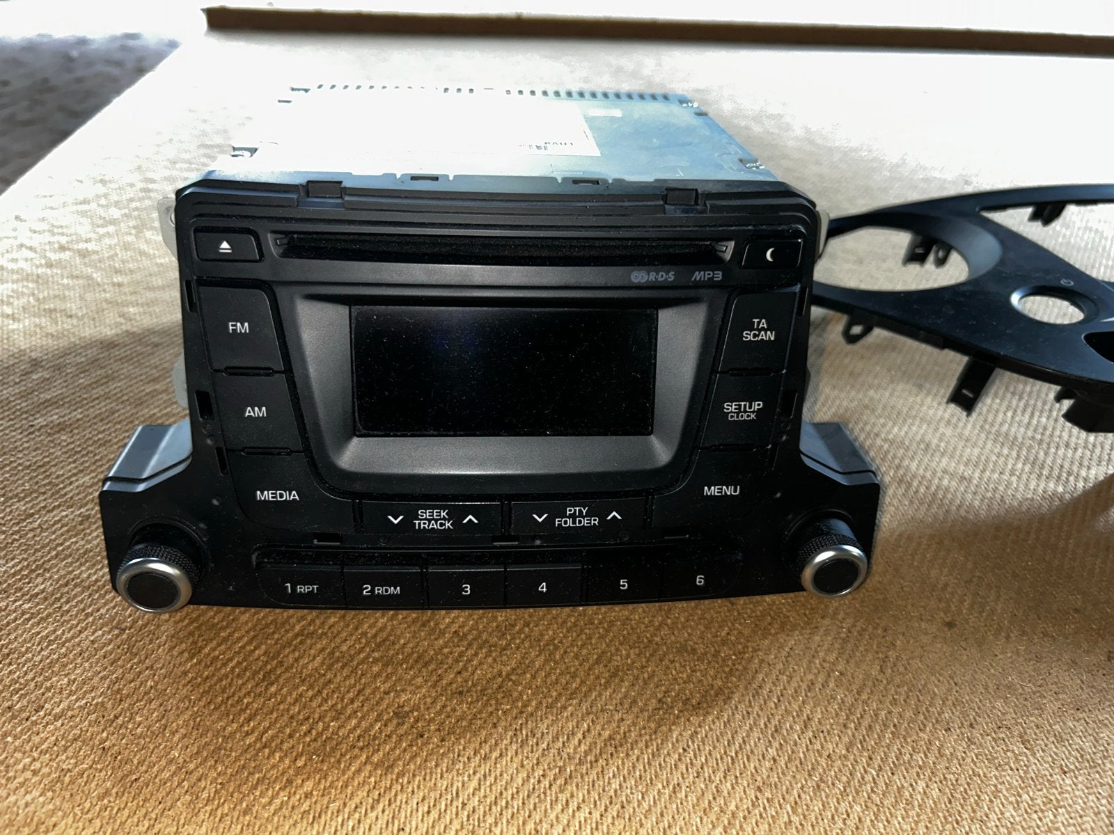Hyundai/Kia i10 B5 1.0 12v MOBIS autoradio met frame, Ophalen of Verzenden, Gebruikt