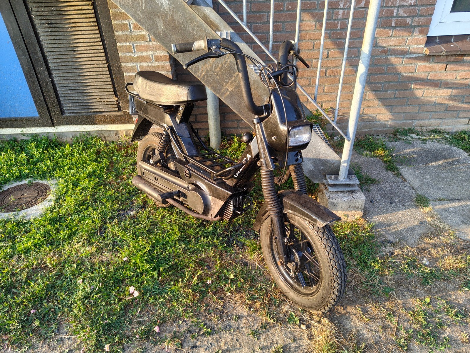 Gilera Citta Bromfiets Blauw kenteken, Ophalen, Gebruikt, 1 versnellingen, Gilera