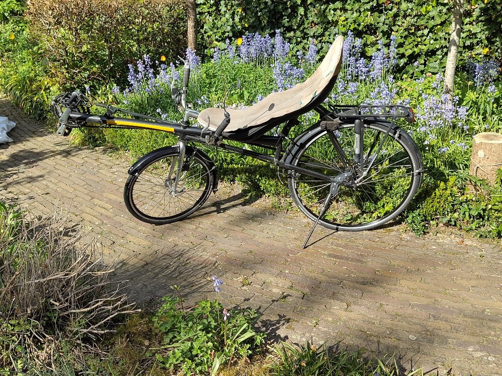Ligfiets M5, Fietsen en Brommers, Overige merken, Gebruikt, Velgrem, Onderstuur