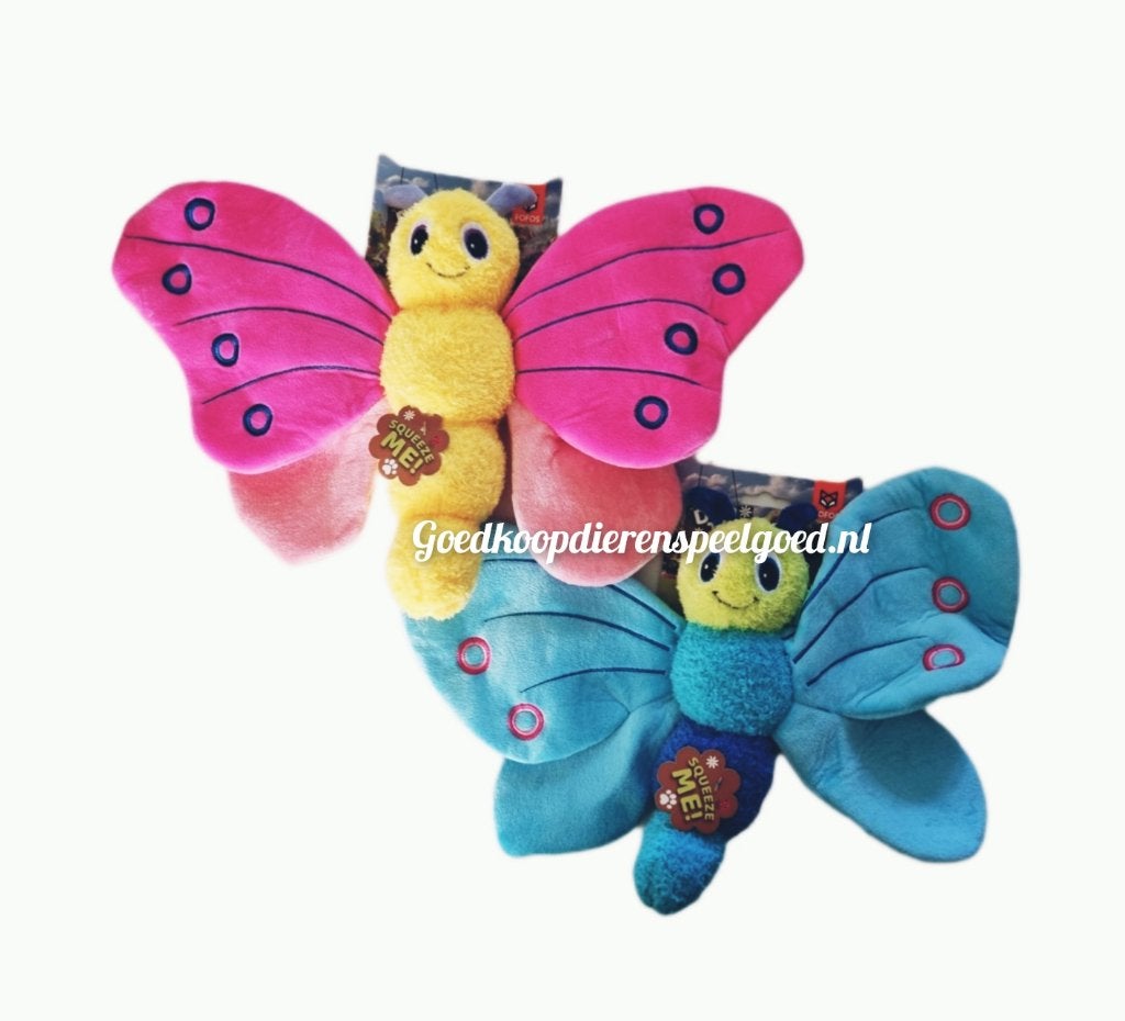Hondenspeelgoed   " Jumbo Vlinder XXL  " per stuk, O.19 Bldg, Lane 2049, Pu Jin Rd, Shanghai 201114, China, Nieuw, Knuffels, Ophalen of Verzenden