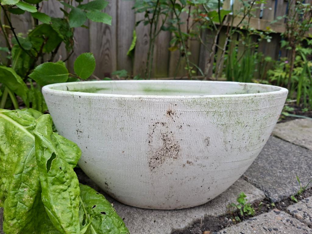Ovalen pot keramiek, Tuin en Terras, Bloempotten, Ophalen