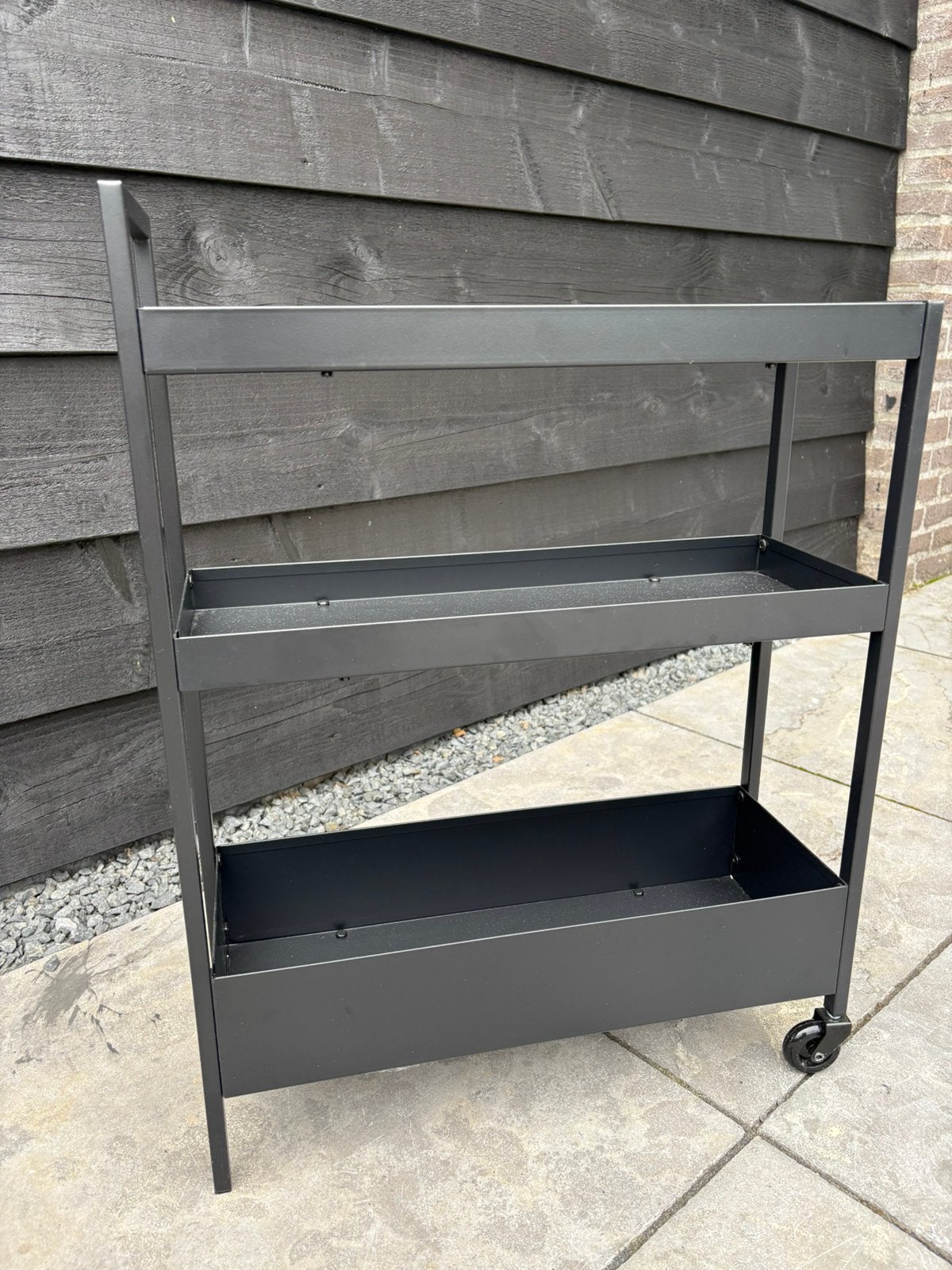 IKEA Nissafors roltafel zwart **NIEUW**, Huis en Inrichting, Ophalen, Nieuw