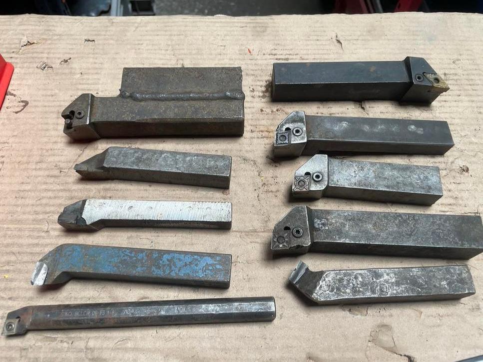 Set van 10 stuks draaibeitels en houders, Doe-het-zelf en Verbouw, Ophalen, Zo goed als nieuw
