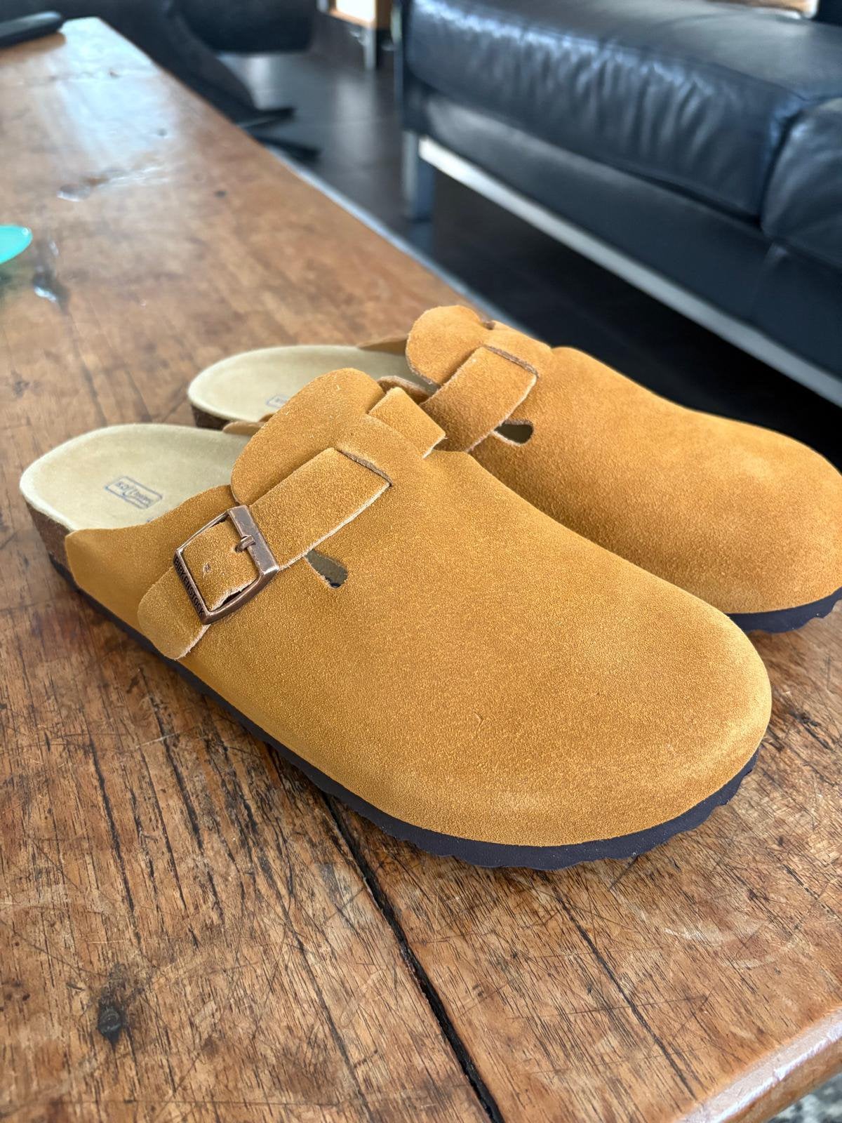 Instap slippers, Kleding | Heren, Schoenen, Slippers, Bruin, Nieuw, Ophalen of Verzenden