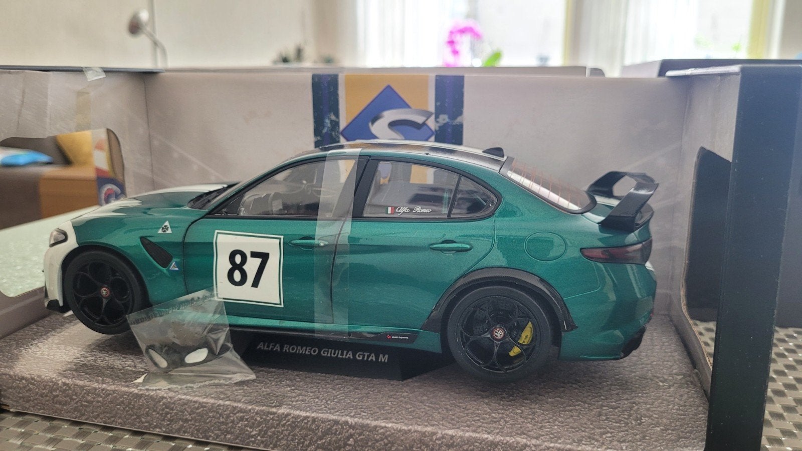 1:18 Solido Alfa Romeo Giulia GTAm incl verzending, Hobby en Vrije tijd, Modelauto's | 1:18, Ophalen of Verzenden, Nieuw, Auto