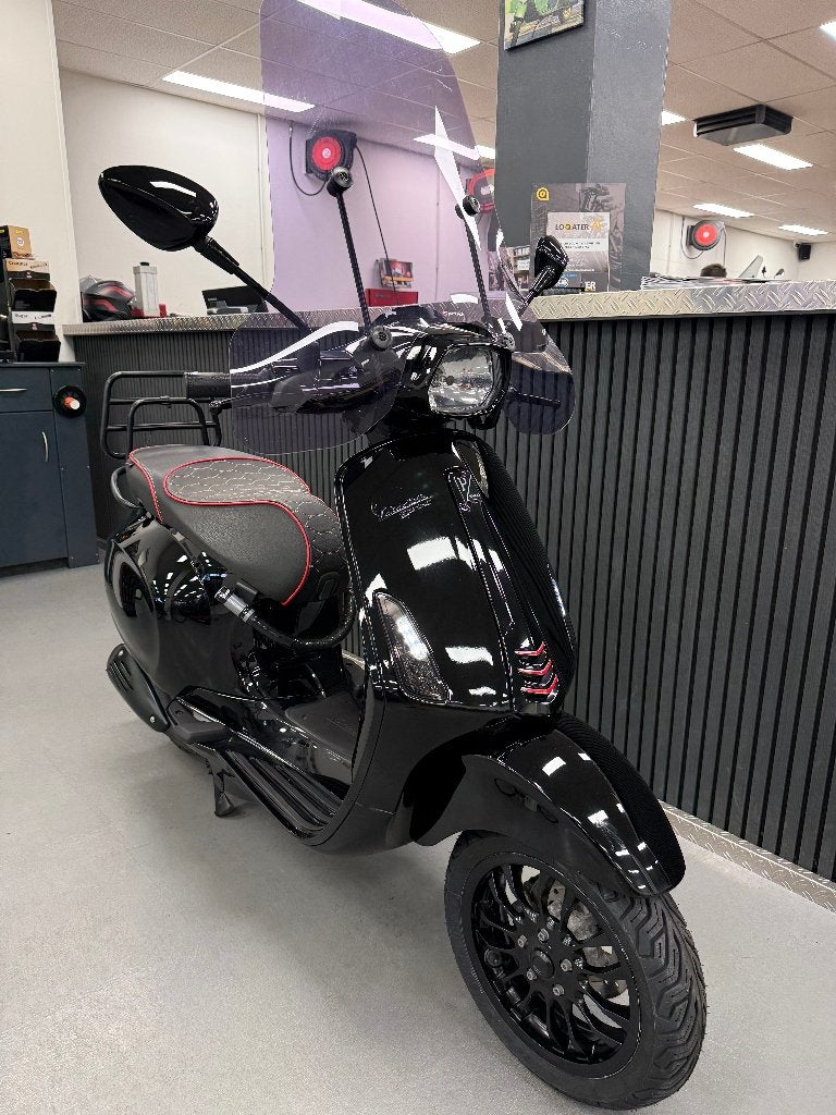 Vespa Sprint Brom Glans Zwart 4T 45KM BJ 2016 Full Option, Ophalen, Overige modellen, Maximaal 45 km/u, Zo goed als nieuw