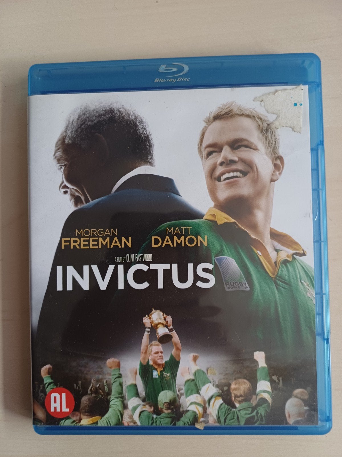 Invictus Blu-ray (Clint Eastwood, Morgan Freeman), Alle leeftijden, Film, Ophalen of Verzenden, Blu-ray