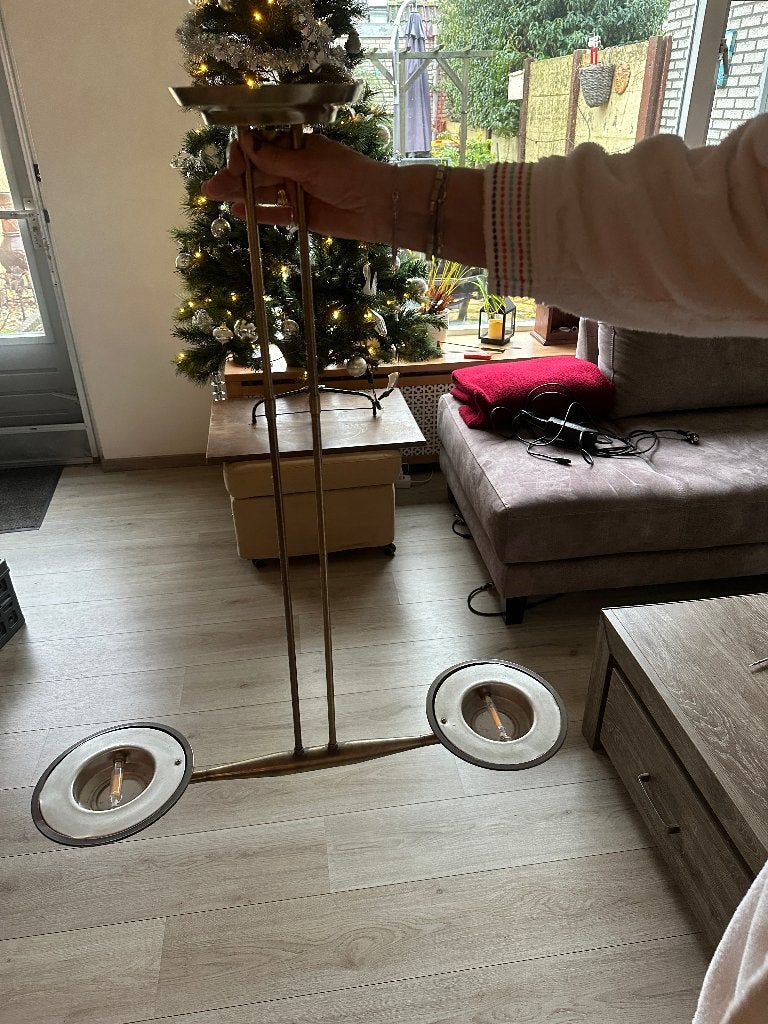hanglamp, Ophalen of Verzenden, Gebruikt, Glas