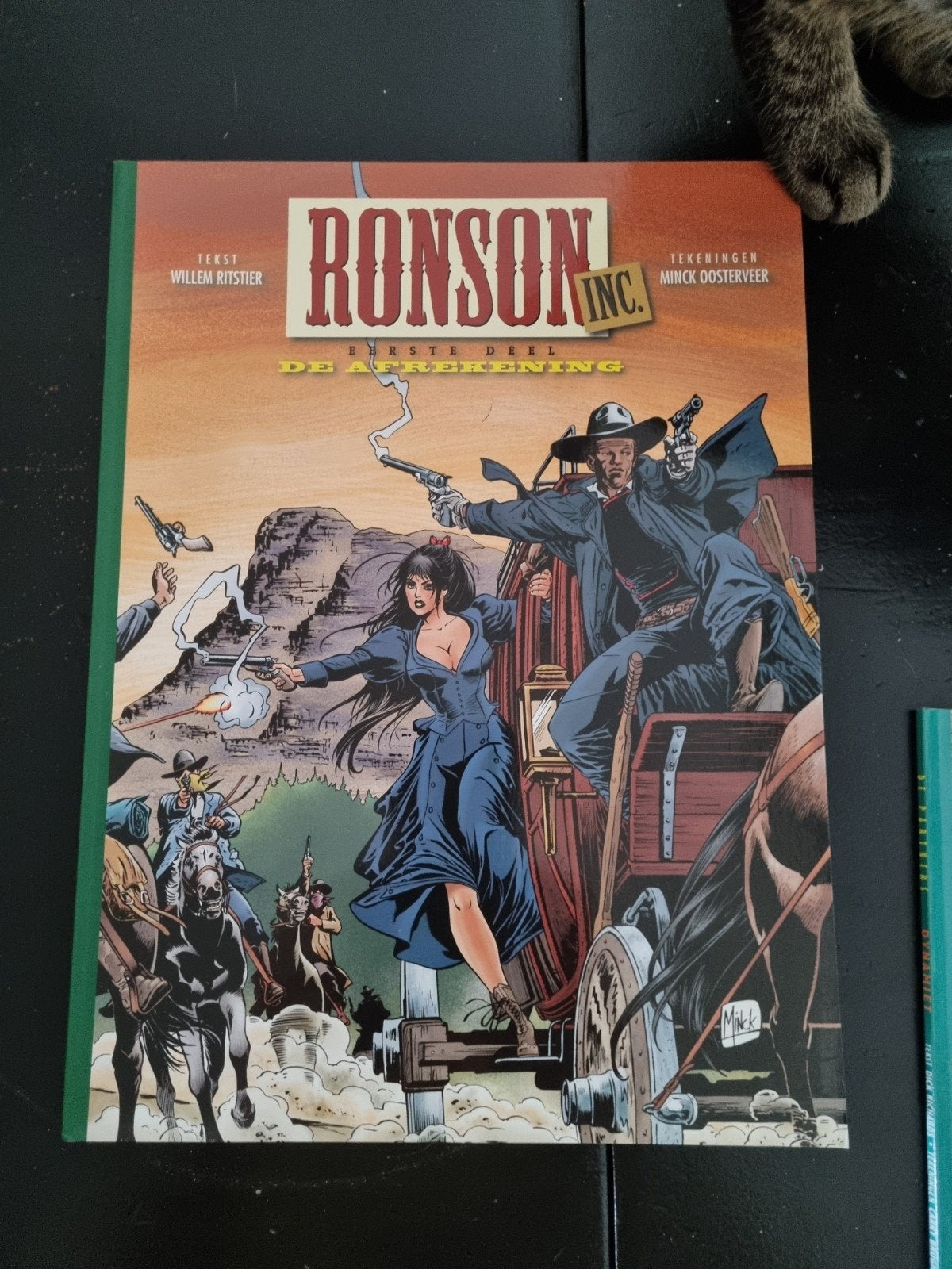 Ronson Inc. Eerste Deel: De Afrekening (Nieuwstaat), Eén stripboek, Ophalen of Verzenden, Nieuw, Willem Ritstier, Minck Oosterveer