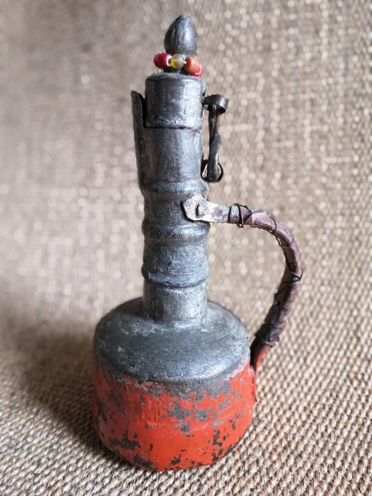Oude Dallah koffiepot, Antiek en Kunst, Antiek | Tin, Ophalen of Verzenden