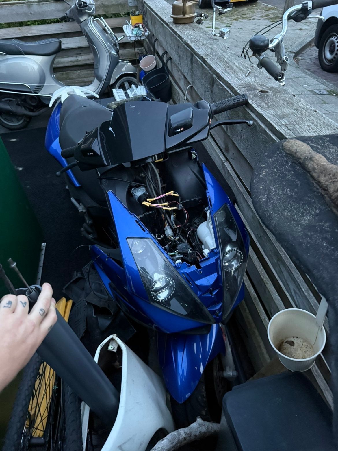 Peugeot jetforce 70cc, Ophalen of Verzenden, Gebruikt, Tweetakt, Overige modellen