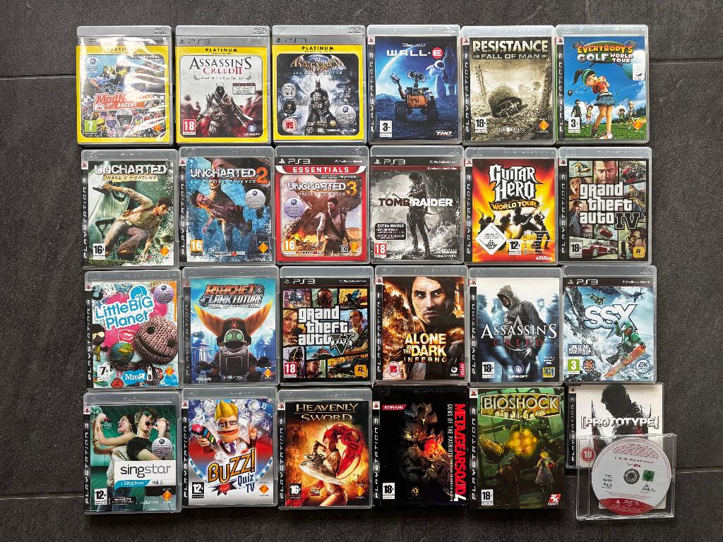 39 PS3 games – GTA, Uncharted, Red Dead, The Last of Us, Vanaf 18 jaar, 1 speler, Zo goed als nieuw, Ophalen