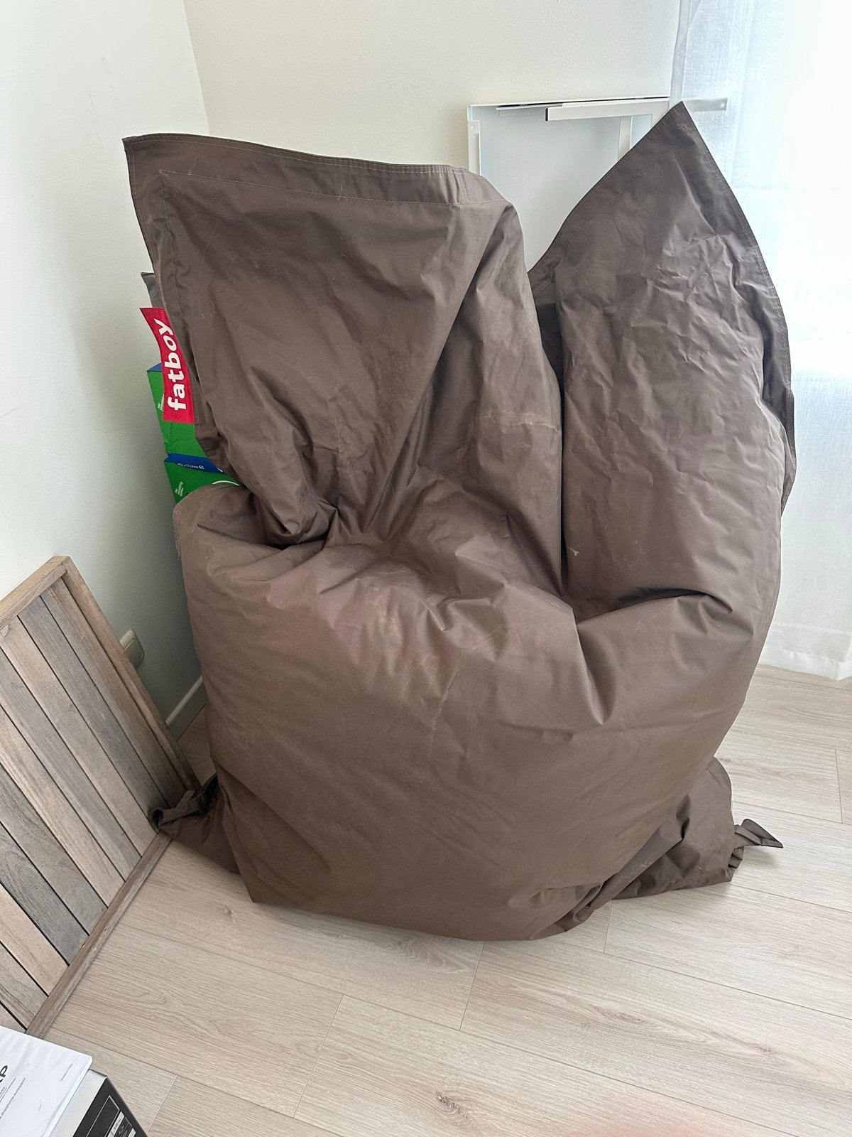 XXXL fatboy zitzak, Huis en Inrichting, Ophalen, Zo goed als nieuw, Bruin, Zitzak