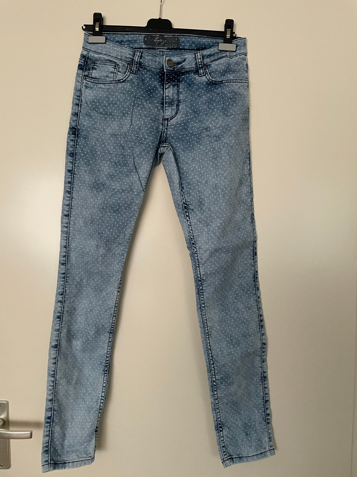 American Apparel Jeans met stippenpatroon L/40/12, Kleding | Dames, Spijkerbroeken en Jeans, Ophalen of Verzenden, Zo goed als nieuw