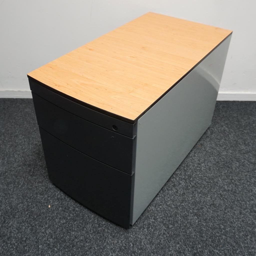 Verrijdbaar Ladeblok | 54x42x79 cm |3-Lades | Beuken Topblad, Huis en Inrichting, Minder dan 50 cm, Gebruikt, -, 75 cm of meer