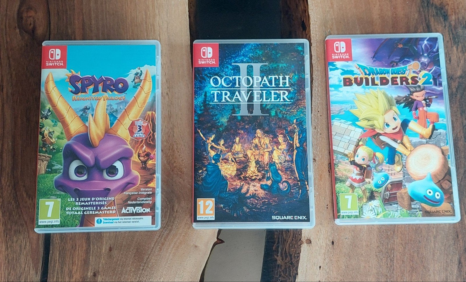 Switch games- Spyro- octopath traveler 2- dragon quest 2, Spelcomputers en Games, 1 speler, Ophalen of Verzenden, Zo goed als nieuw