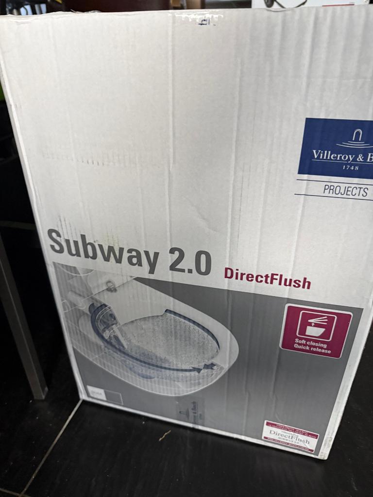Villeroy en Boch subway 2.0, Ophalen, Nieuw, Steen, Toilet